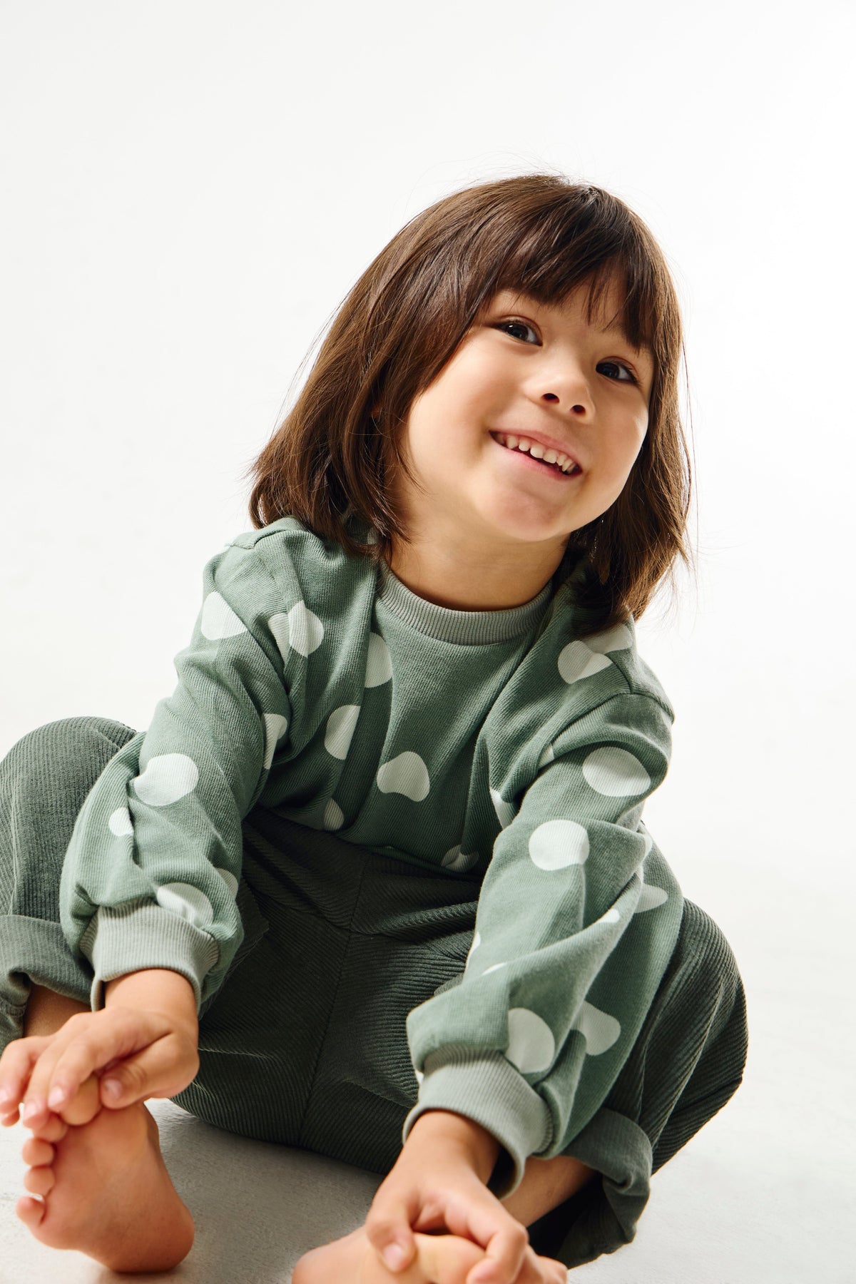 Grow with me Corduroy Pants | Green