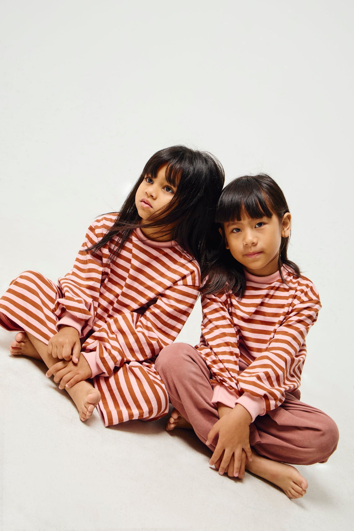 Grow With Me Shirt | Rust & Pink Stripes
