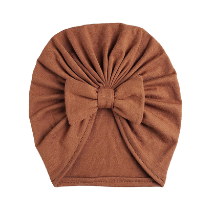 Chapeau turban en bambou | Rouille