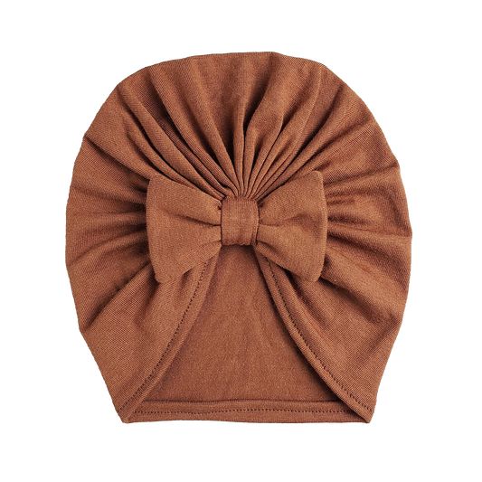 Chapeau turban en bambou | Rouille
