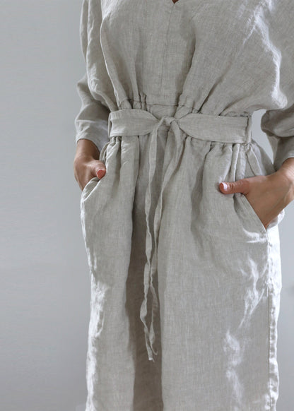 Robe en lin Mama