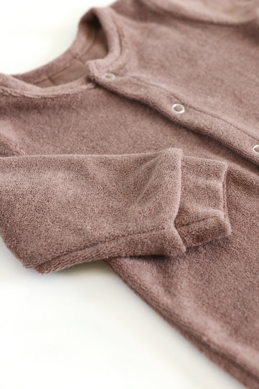 Terry Sleepsuit Mocha
