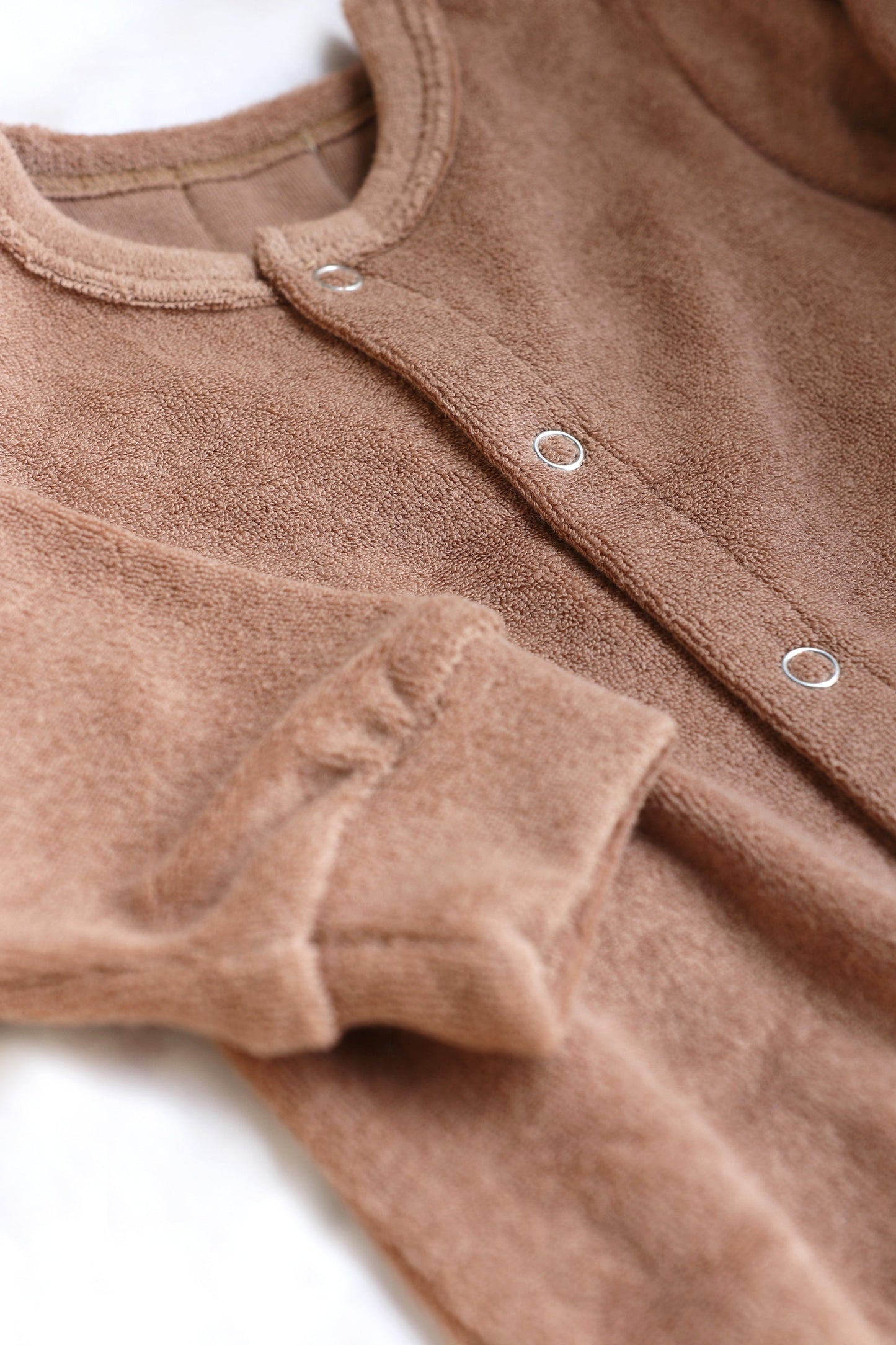 Terry Sleepsuit Caramel