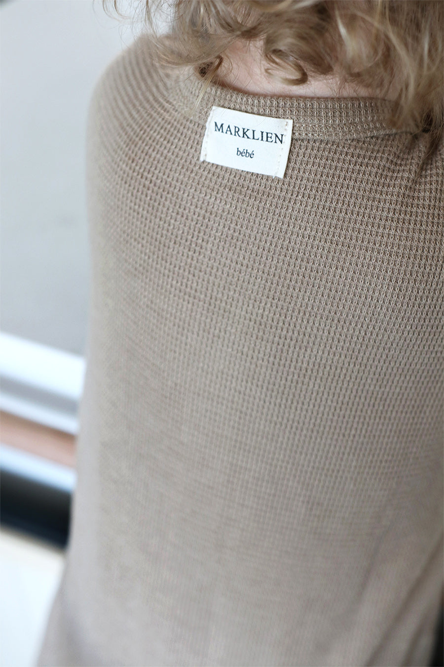 Waffle Sleepsuit Latte