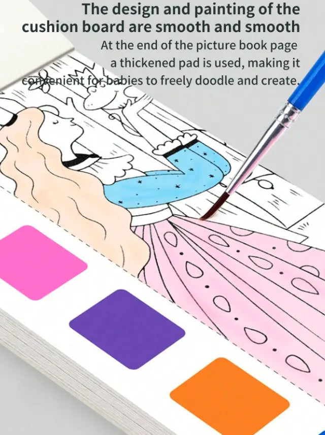 Mini Watercolor Painting Book