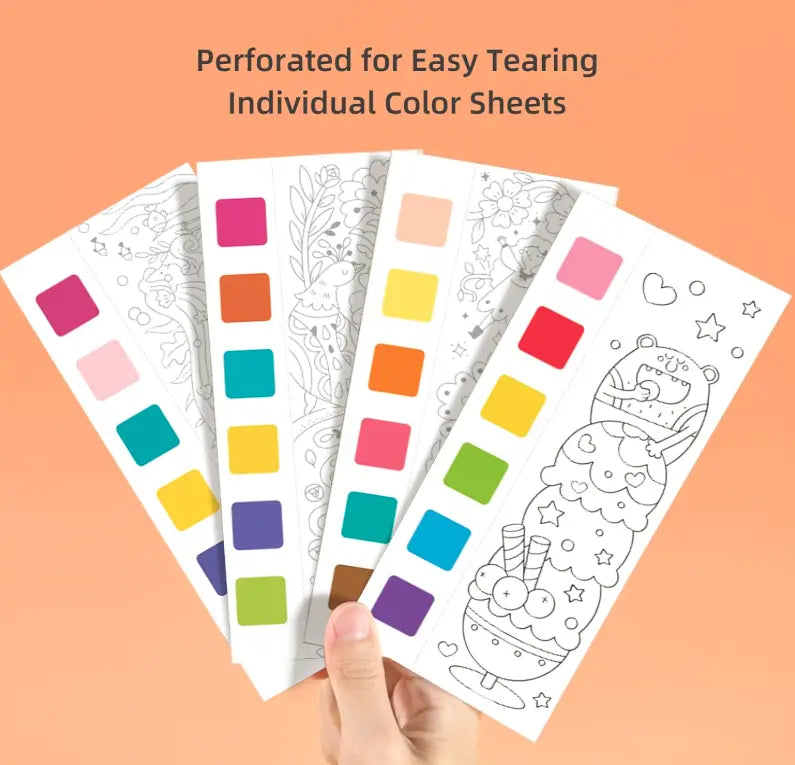 Mini Watercolor Painting Book