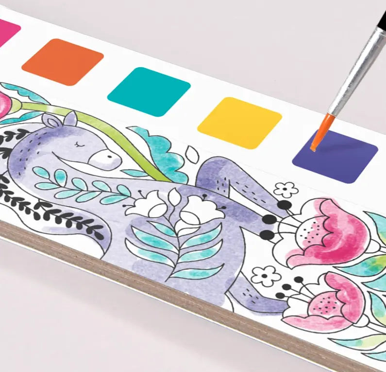 Mini Watercolor Painting Book