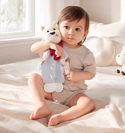Baby Comforter Blanket & Teething Plush Toy
