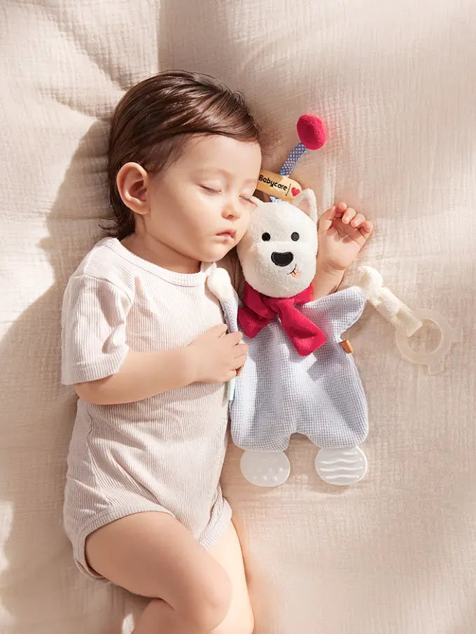 Baby Comforter Blanket & Teething Plush Toy