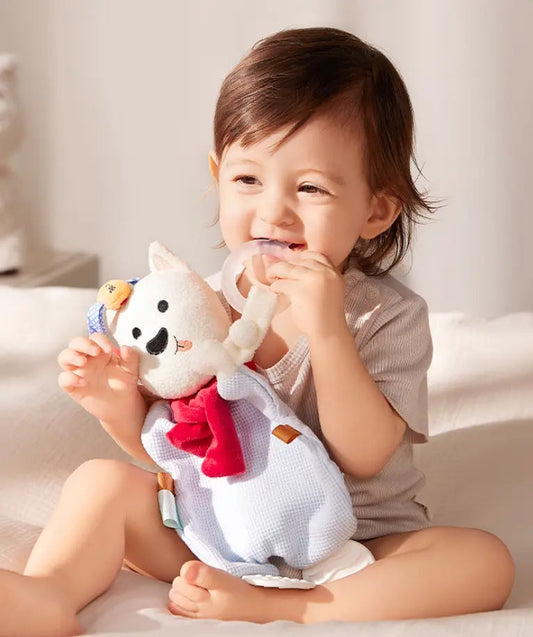 Baby Comforter Blanket & Teething Plush Toy