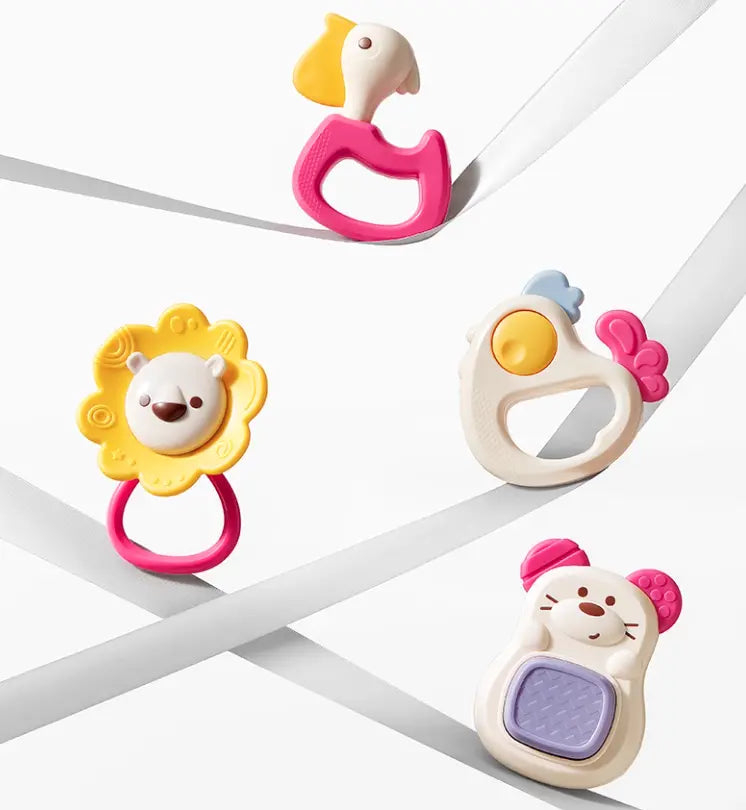 Baby Rattles & Teethers 8pcs (0m+)