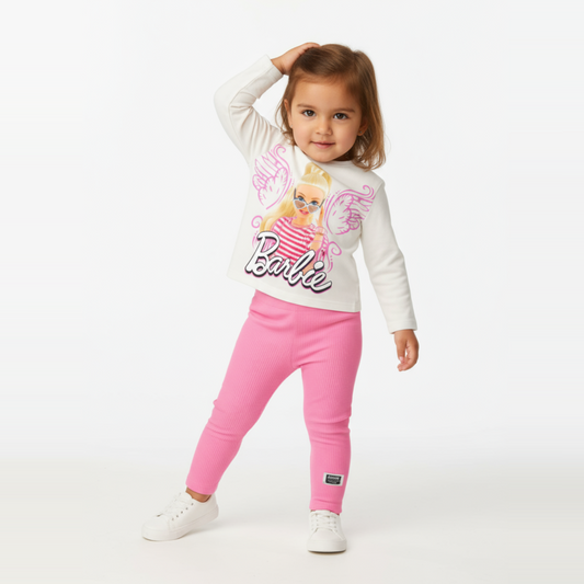 Ensemble Décontracté Leggings et Haut Tendance pour Filles