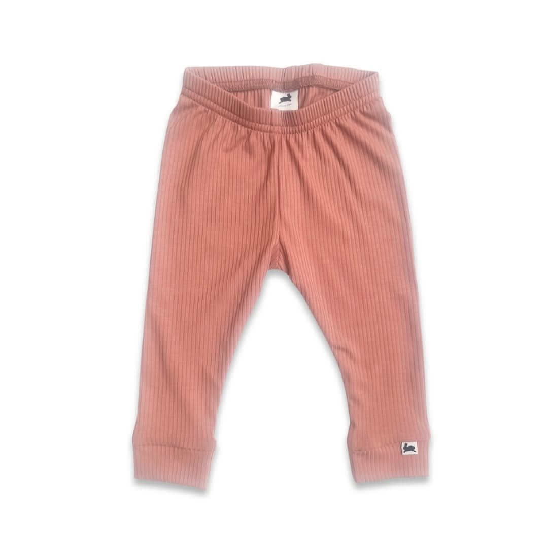 Legging en bambou pour bébé | Côtelé olive