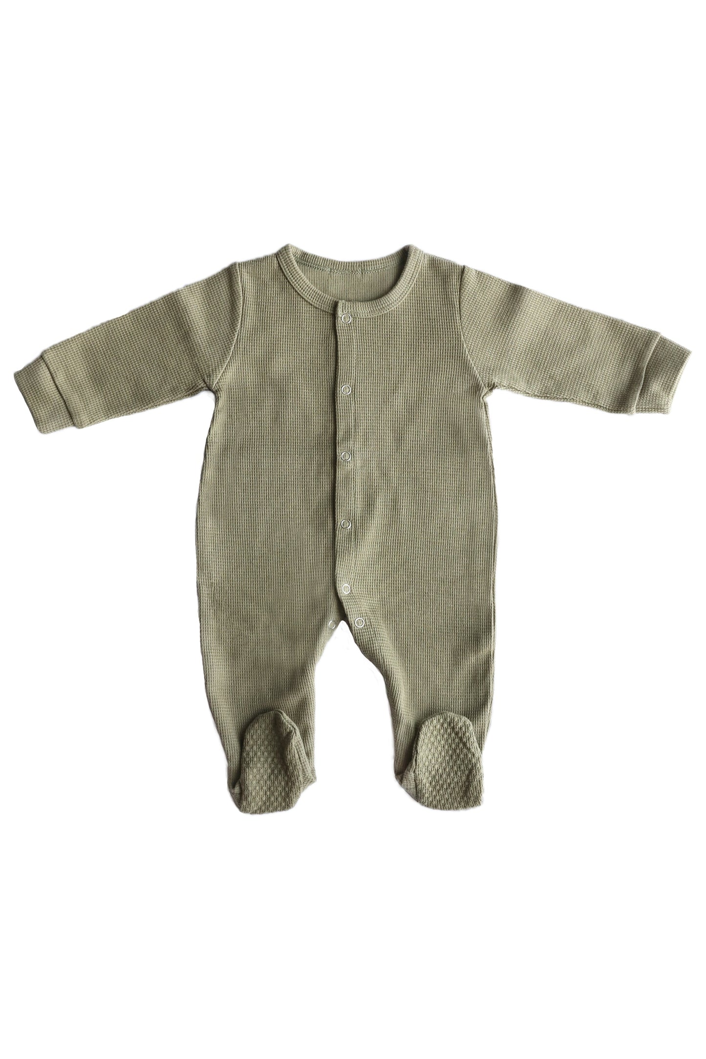 Waffle Sleepsuit Matcha