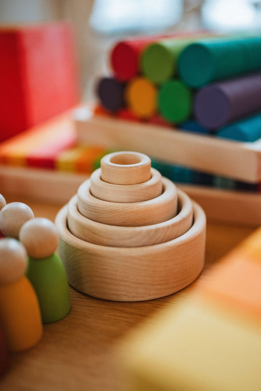 Wooden Nested Bowls