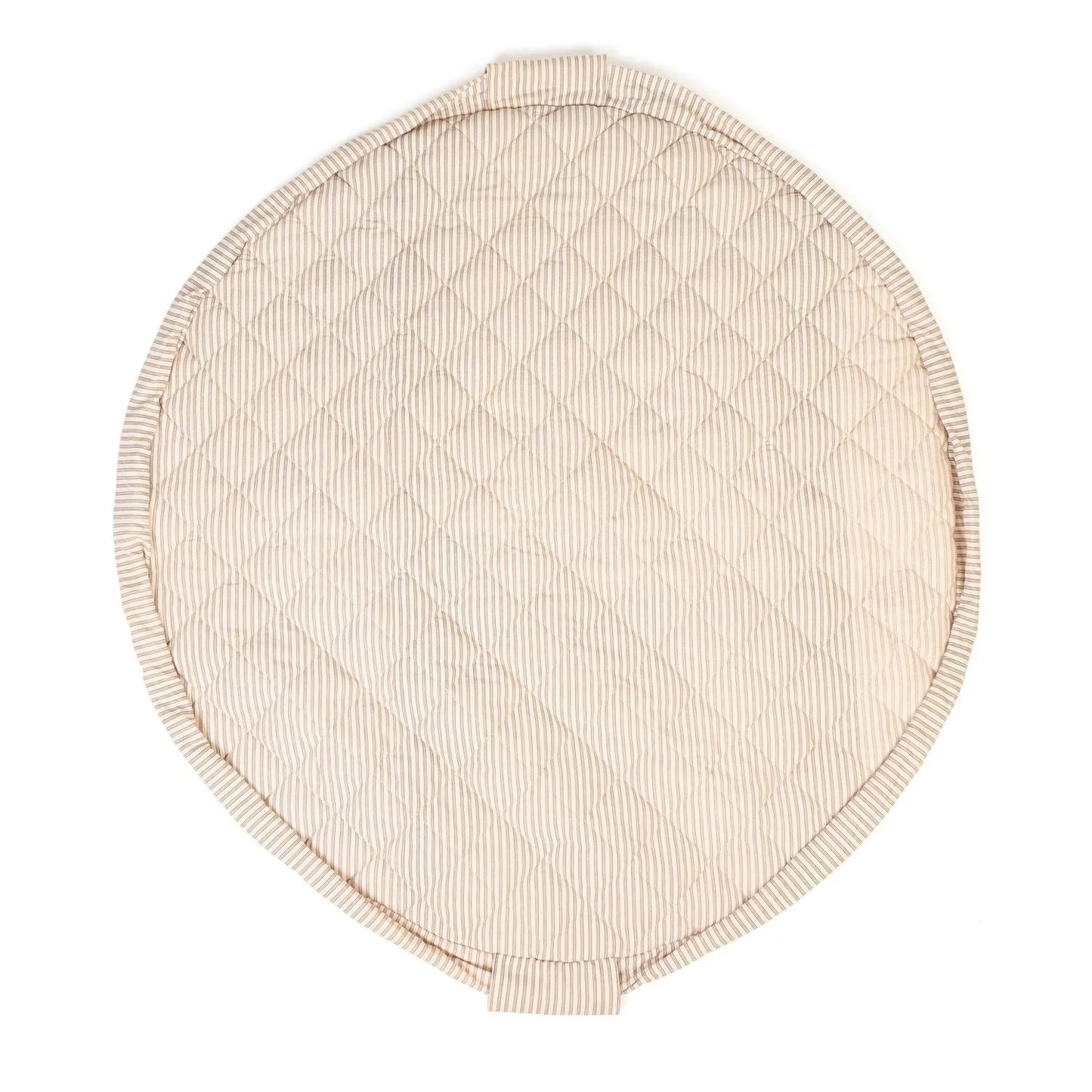 Organic Soft Babymat & Bag | Blue Stripes | play&go