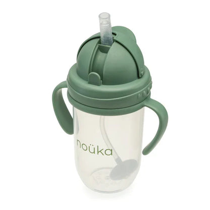Tasse à paille lestée anti-déversement 9 oz | noüka | Fougère
