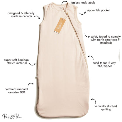 Gigoteuse en rayonne de bambou — 1,0 TOG