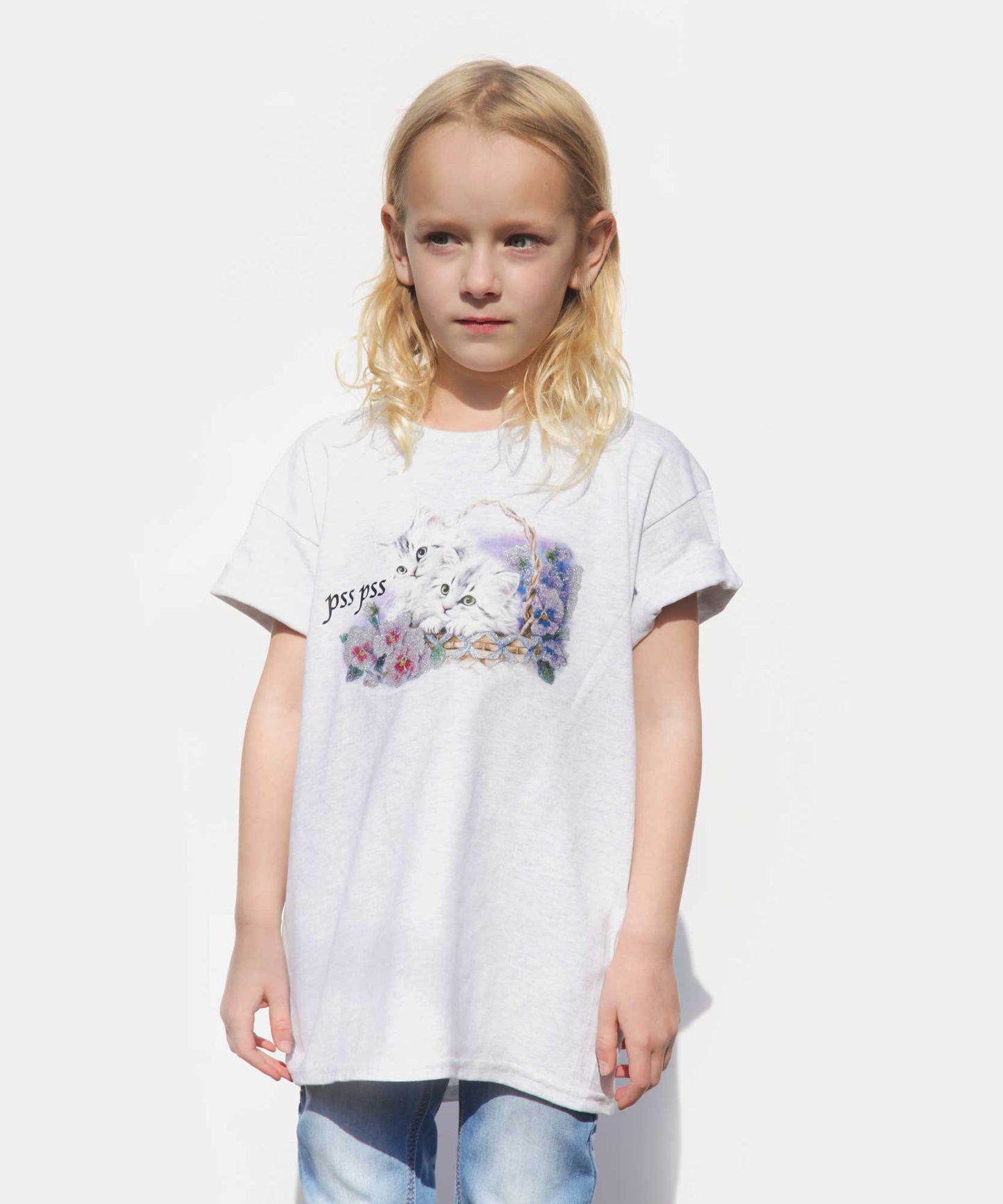 T-shirt Vintage Kitty Enfant