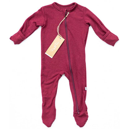 Pyjama à pieds en rayonne de bambou