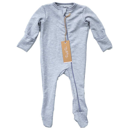 Pyjama à pieds en rayonne de bambou