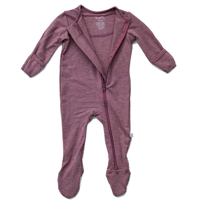 Pyjama à pieds en rayonne de bambou