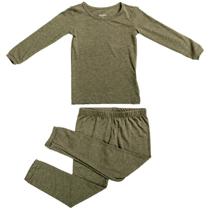 Bamboo Rayon Long-Sleeve Two-Piece Pyjamas