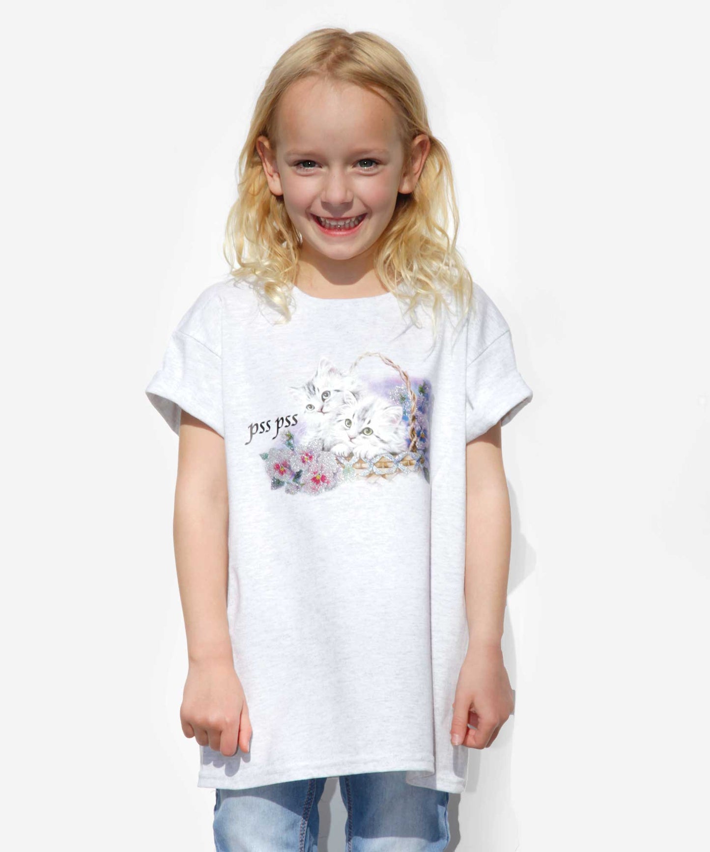 T-shirt Vintage Kitty Enfant