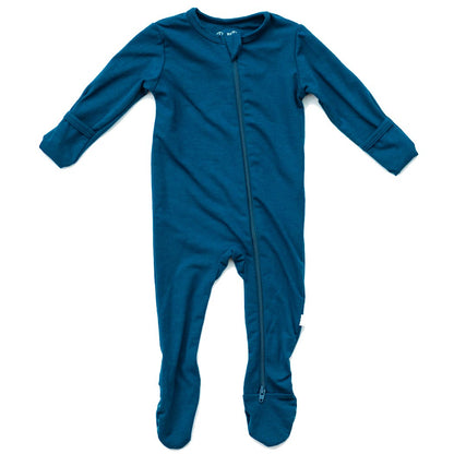 Pyjama à pieds en rayonne de bambou