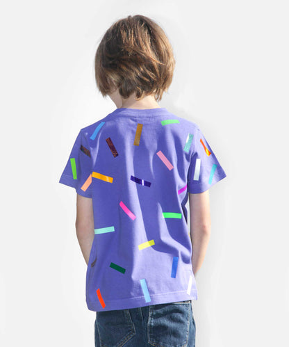 Blue Violet Confetti Kids’ T-Shirt