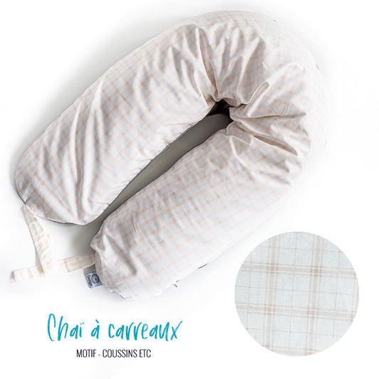 Coussin etc. "Chai à carreaux"