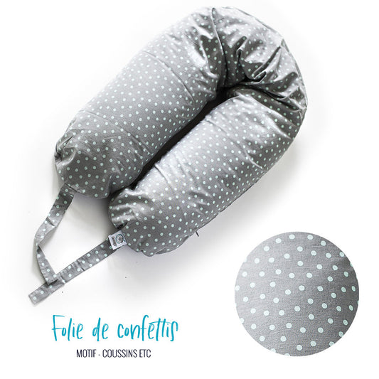 Coussin etc. "folie de confettis"
